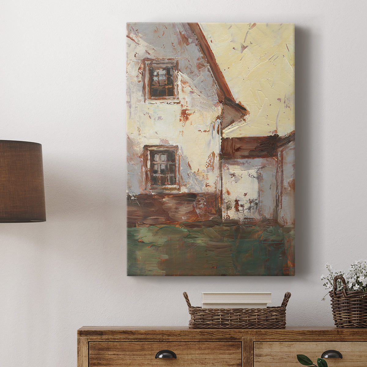 Sunlit Barn I - Canvas Art Print