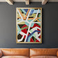 Magnetic Color II - Modern Framed Canvas Print