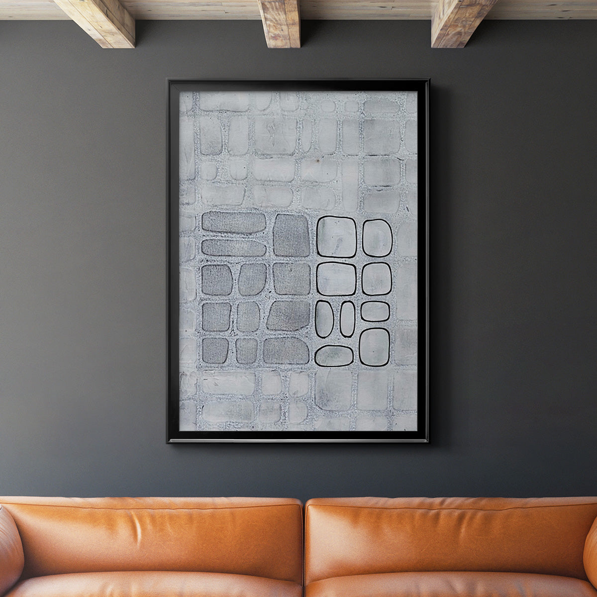 Lumen Colour II - Modern Framed Canvas Print