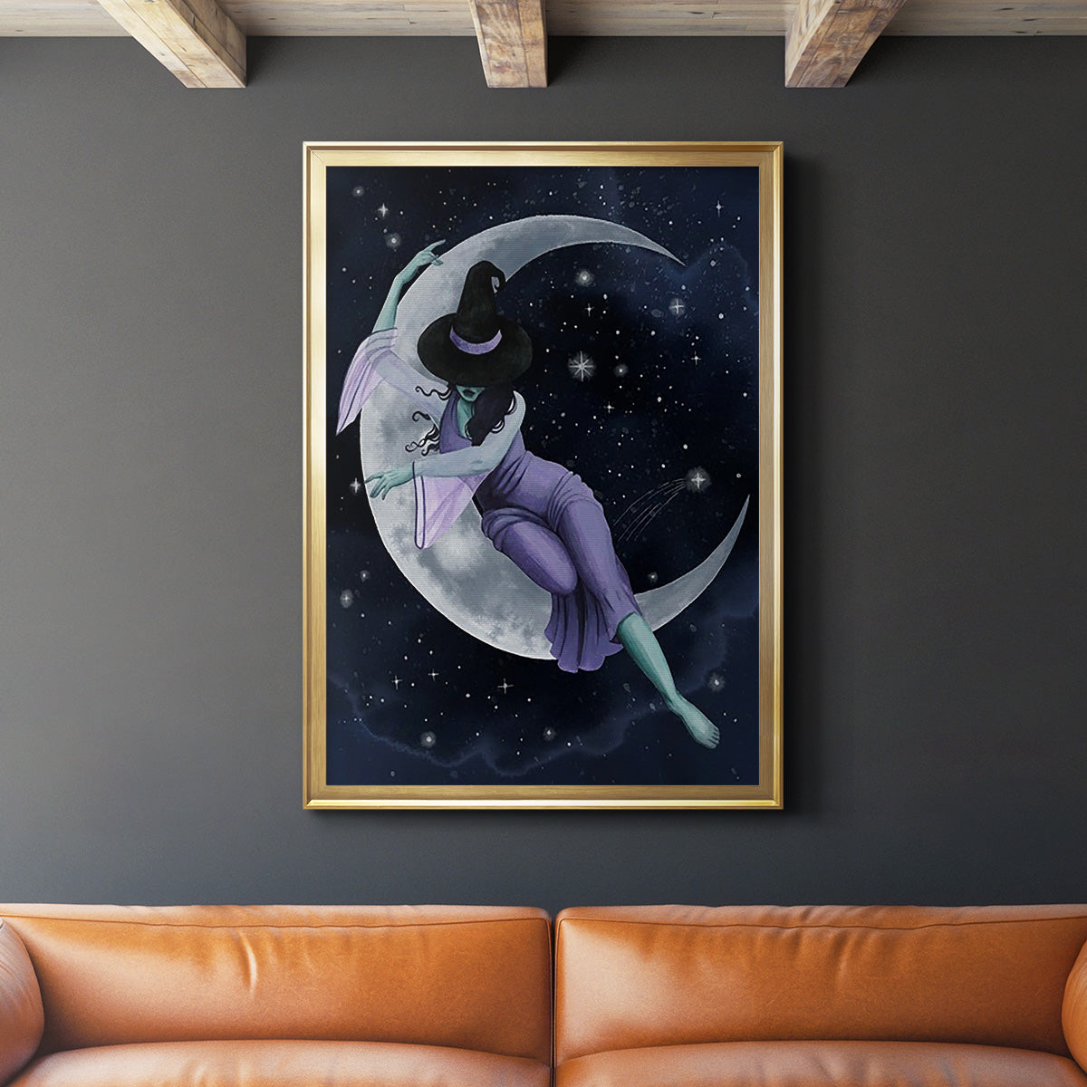 Star Sorceress II - Modern Framed Canvas Print