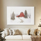 Pearled Hearth Square - Canvas Art Print
