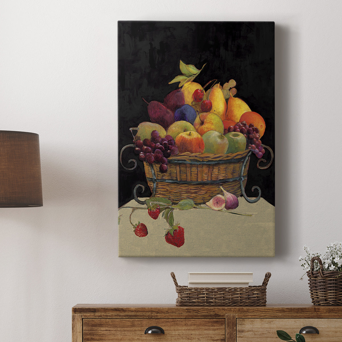Fruit Basket I Revisit - Canvas Art Print