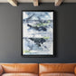 Blue Memories II - Modern Framed Canvas Print