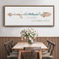 Dream Arrow - Floater Framed Canvas Print