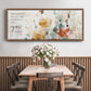 Full Bloom Verse - Floater Framed Canvas Print
