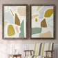 Pastel Splotches I - Premium Framed Canvas 2 Piece Set - Ready to Hang