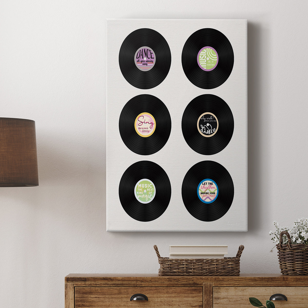 Vinyl Inspiration - Canvas Art Print