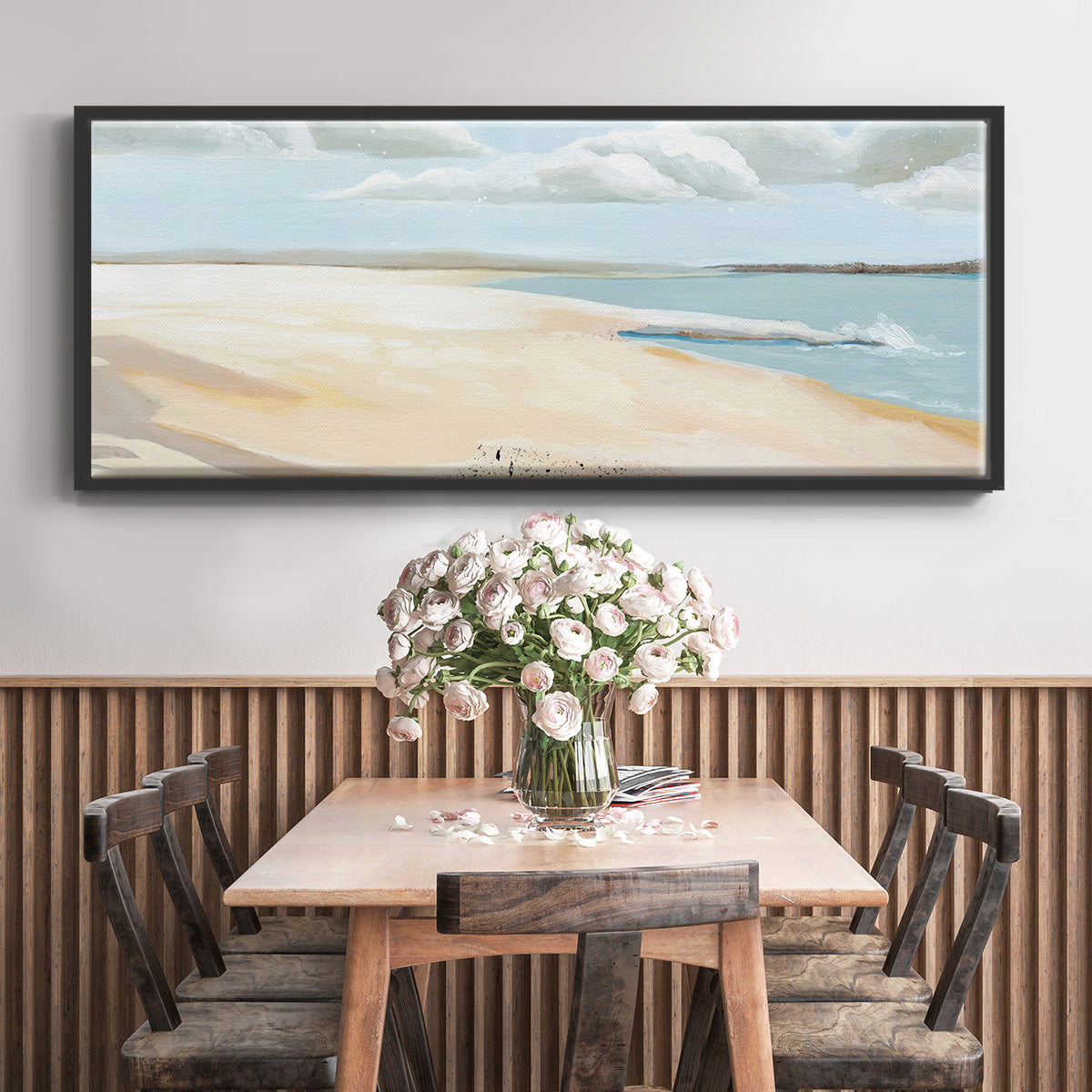 Sandy Getaway II - Floater Framed Canvas Print