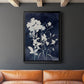 Indigo Botanical II Revisited - Modern Framed Canvas Print