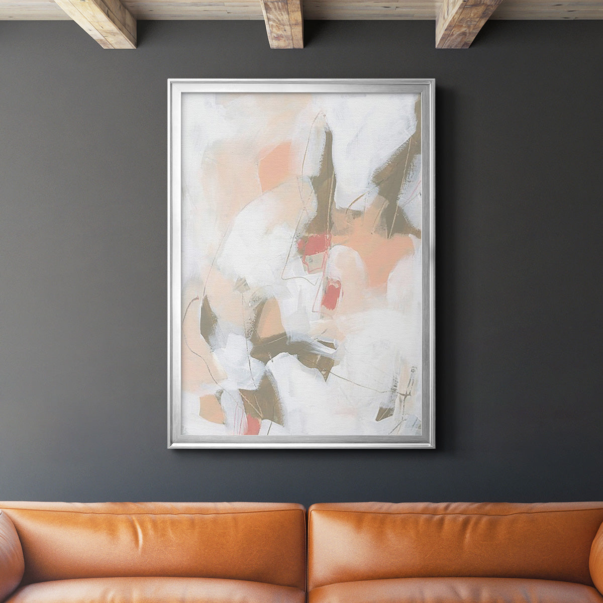 Sand Story I - Modern Framed Canvas Print