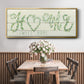 Shiplap Vines Home - Floater Framed Canvas Print
