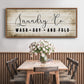 Laundry Co. - Floater Framed Canvas Print