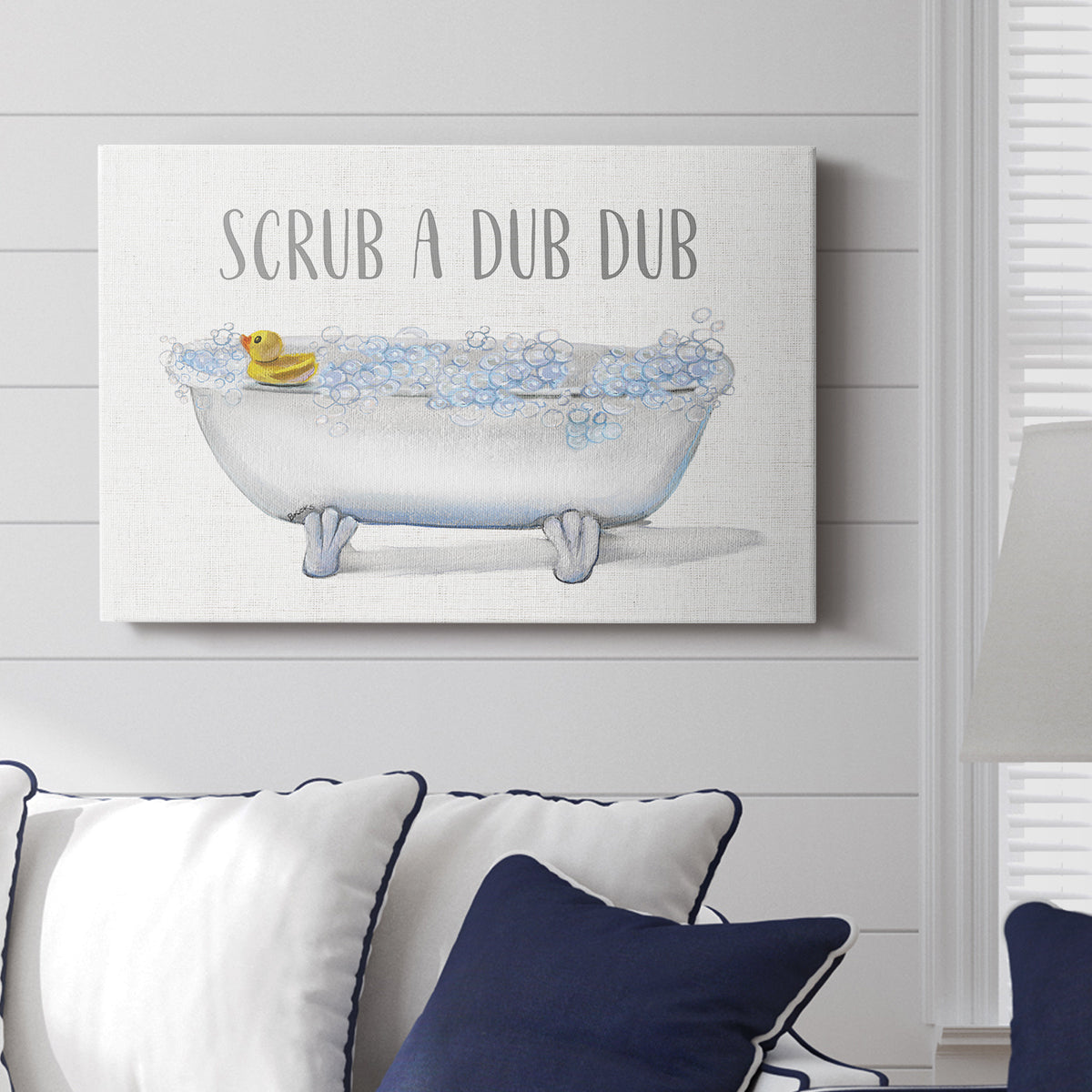 Scrub A Dub - Canvas Art Print