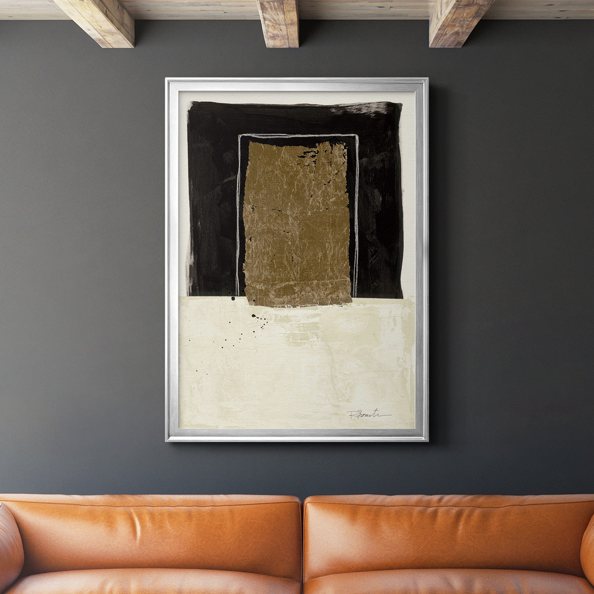 Standing Strong I - Modern Framed Canvas Print