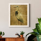 Gold Crane at Dusk II - Premium Canvas Framed in Barnwood - Ready to Hang