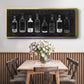 Wine Cellar - Floater Framed Canvas Print