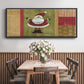 Holiday Santa - Floater Framed Canvas Print
