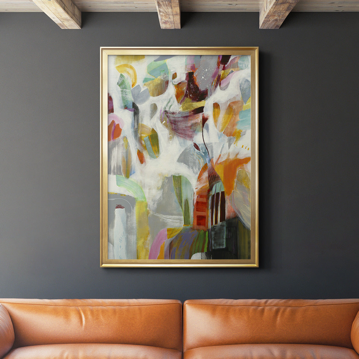 Renewal - Modern Framed Canvas Print