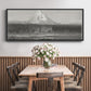 Mount Hood from the Columbia - Floater Framed Canvas Print