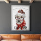 Have a Fetching Christmas - Modern Framed Canvas Print