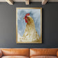 Chicken Portrait I - Modern Framed Canvas Print