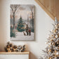 Eve of Soft Linen Evergreen - Canvas Art Print