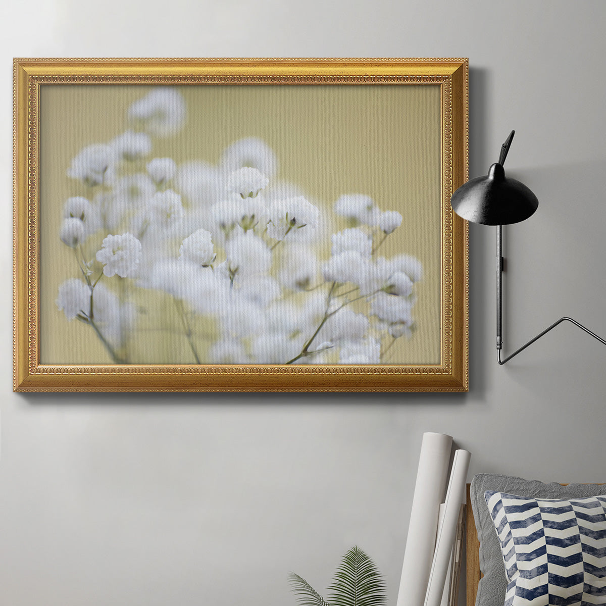 Baby's Breath Study III Premium Framed Canvas- Ready to Hang