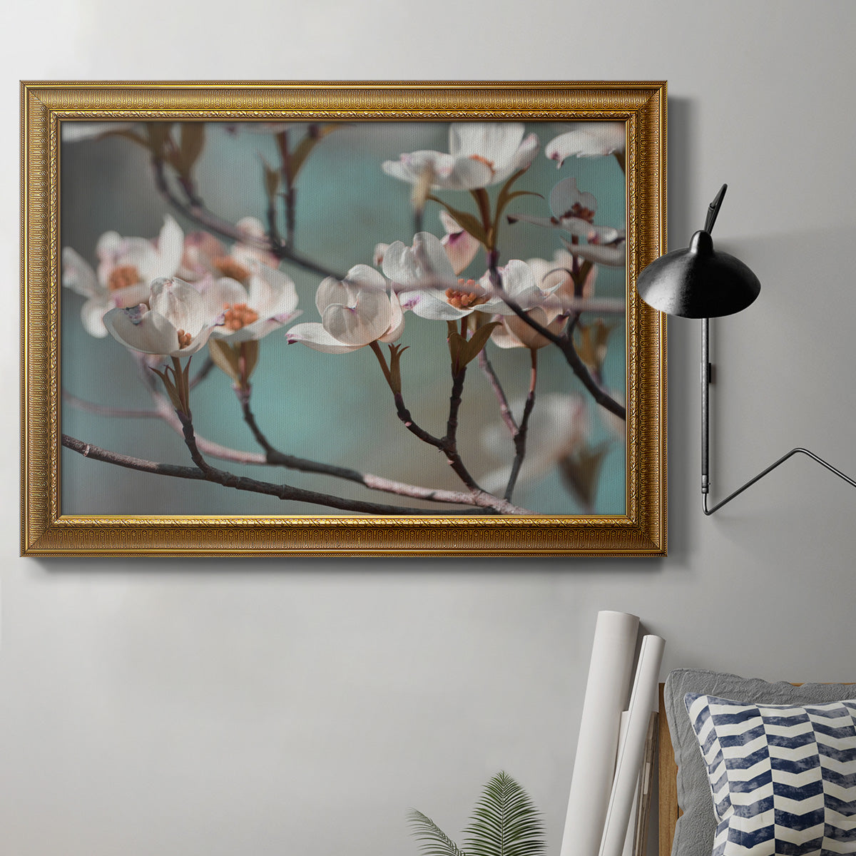 Dogwood Spring IV Premium Framed Canvas- Ready to Hang