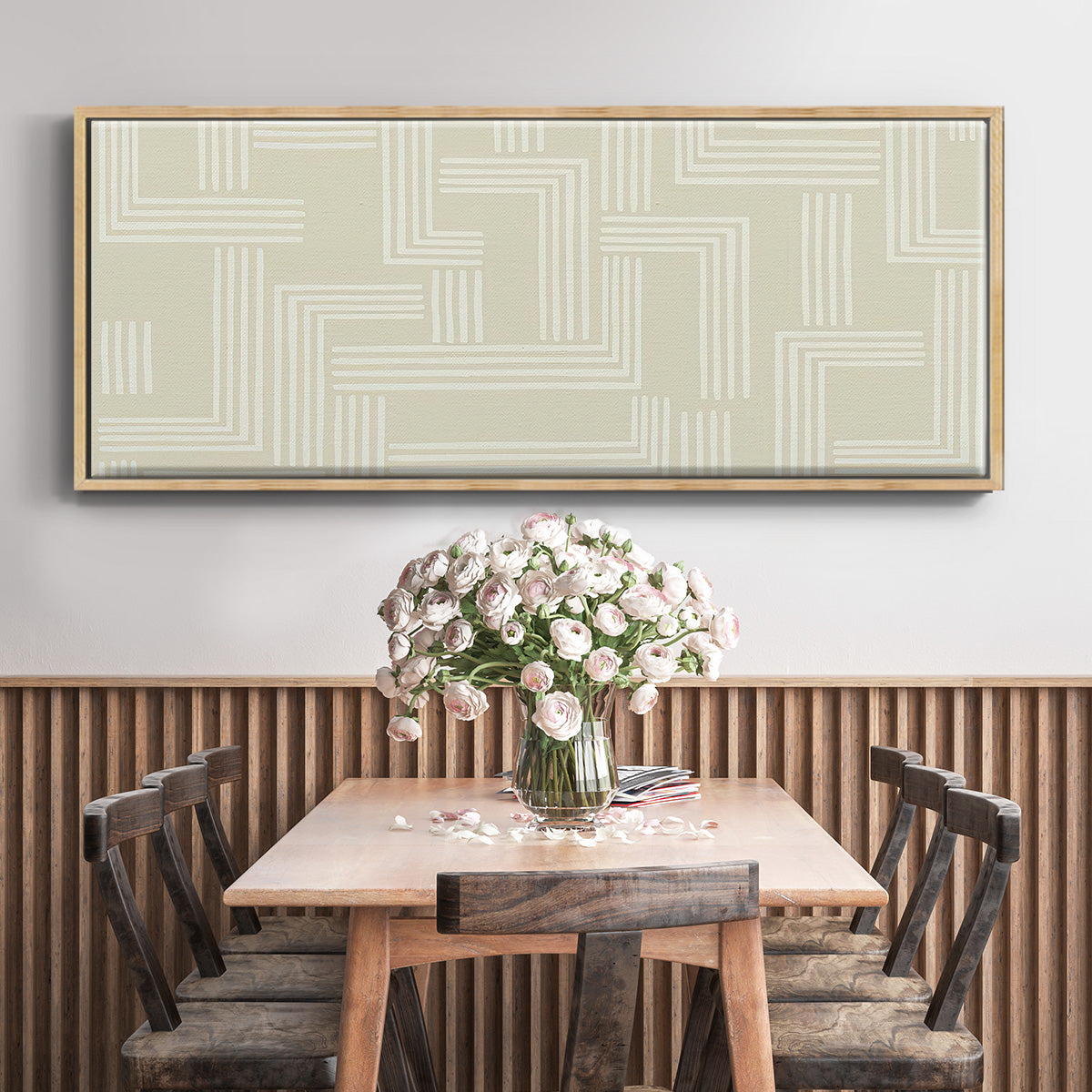 Roll Crossing III - Floater Framed Canvas Print