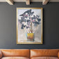 Oxalis in Vase II - Modern Framed Canvas Print