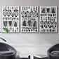 Grey Arches I - Floater Framed Canvas Set