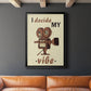 Movie Time III - Modern Framed Canvas Print