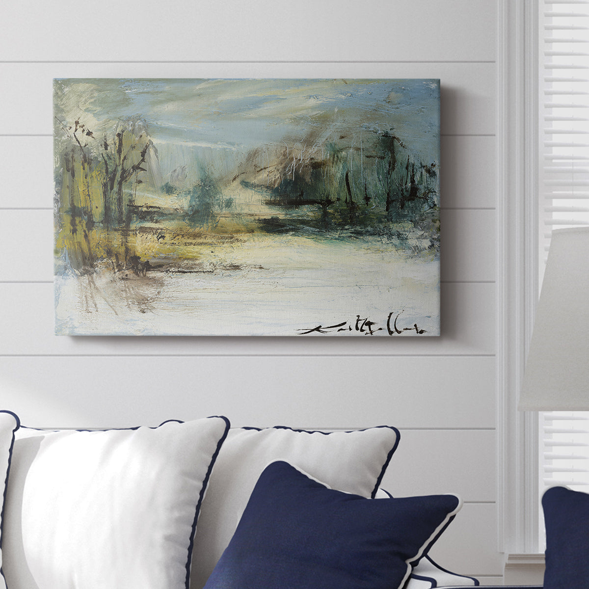 Wintery Horizon II - Canvas Art Print