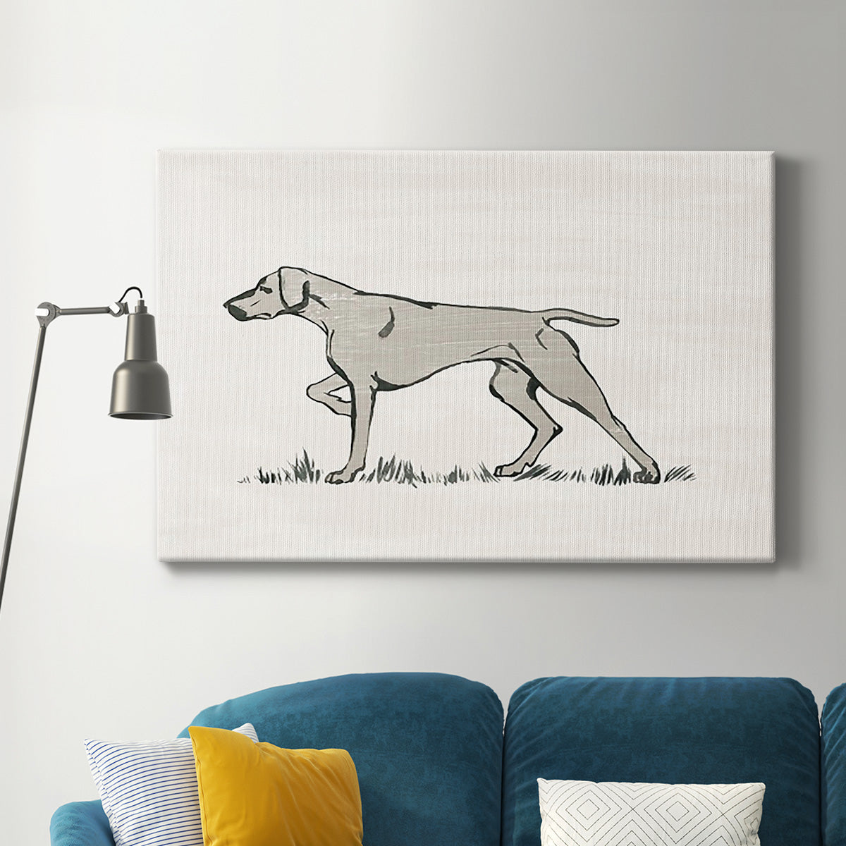 Neutral Pointer II - Canvas Art Print