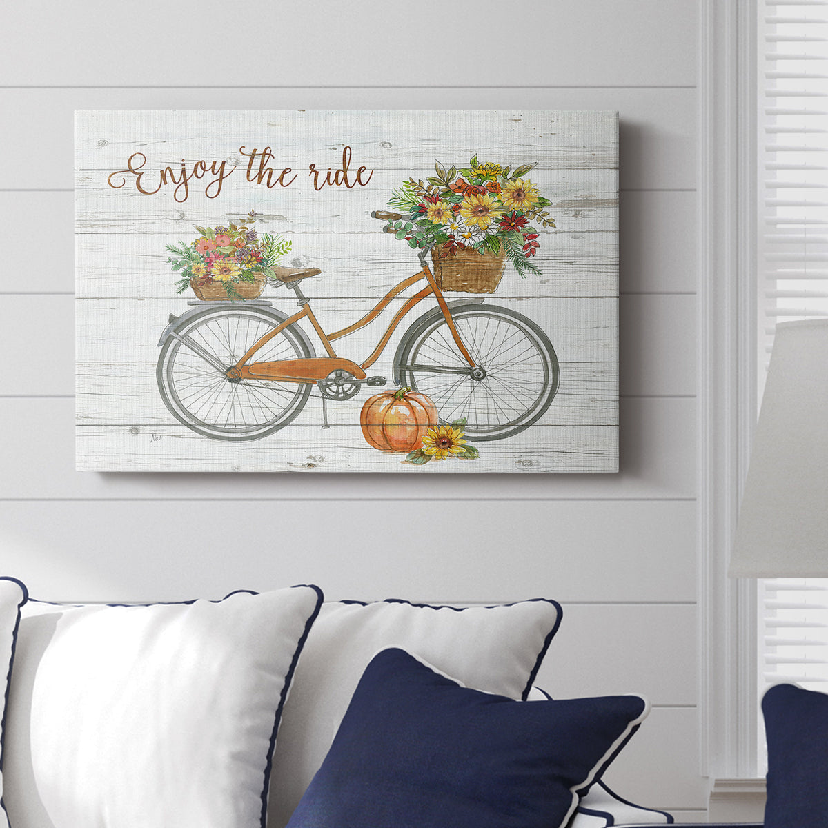 Harvest Bike - Canvas Art Print