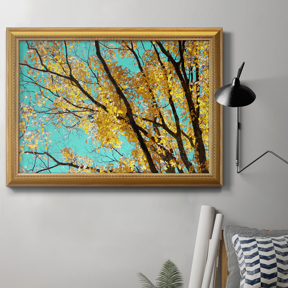 Autumn Tapestry IV Premium Framed Canvas- Ready to Hang