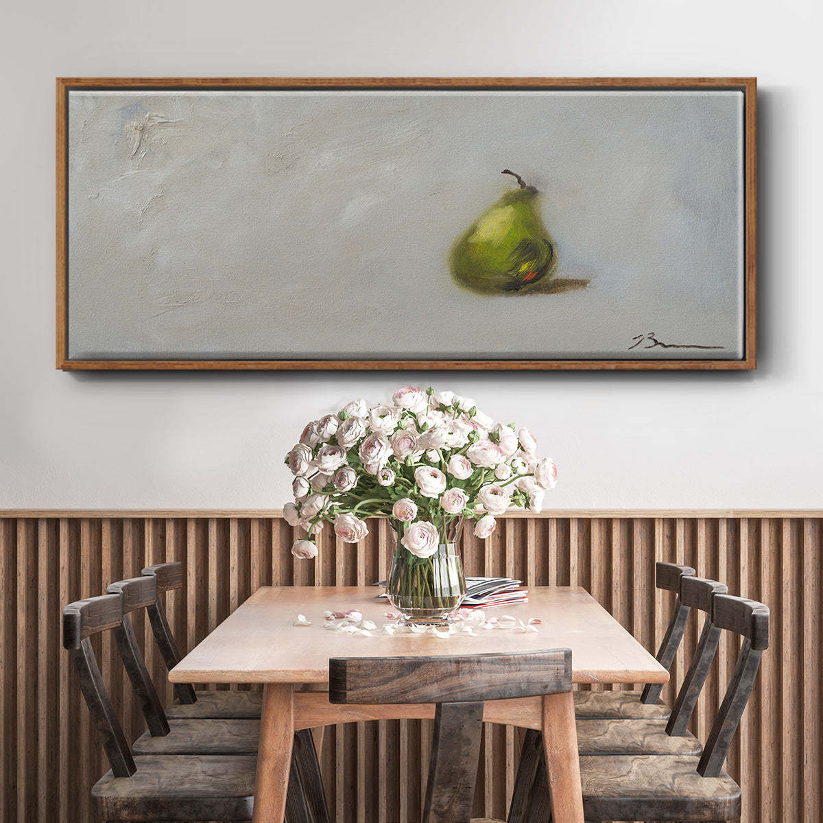 Prickless Pear - Floater Framed Canvas Print
