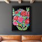 Floral Choir Bouquet - Modern Framed Canvas Print