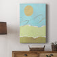 Green and Gold Pieced Landscape I - Canvas Art Print