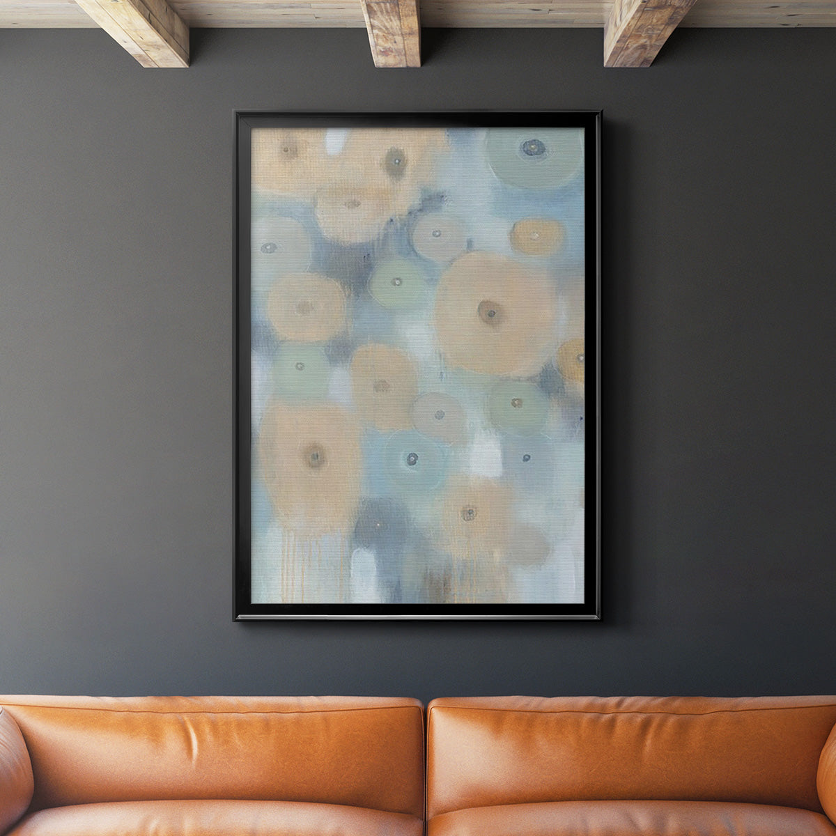 Spinning Wheels I - Modern Framed Canvas Print