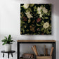 Garden Floral on Black II - Canvas Art Print