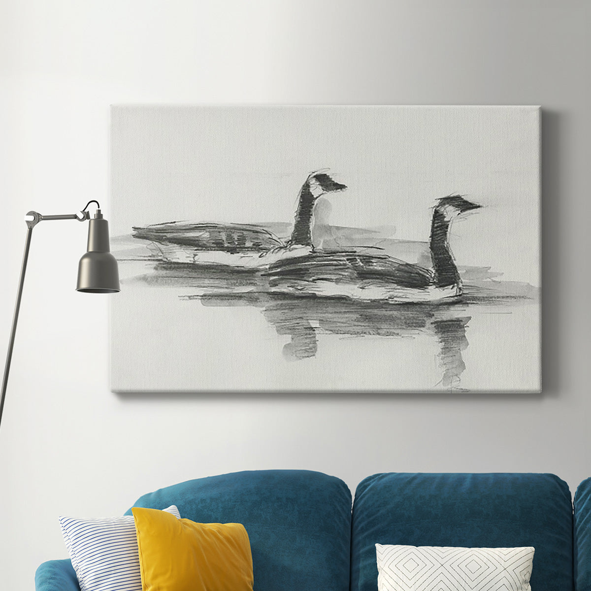 Geese Study I Premium Gallery Wrapped Canvas - Ready to Hang