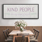 Kind People - Floater Framed Canvas Print