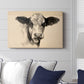 Charcoal Cow II - Canvas Art Print