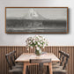Mount Hood from the Columbia - Floater Framed Canvas Print