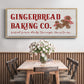 Gingerbread Baking Co - Floater Framed Canvas Print