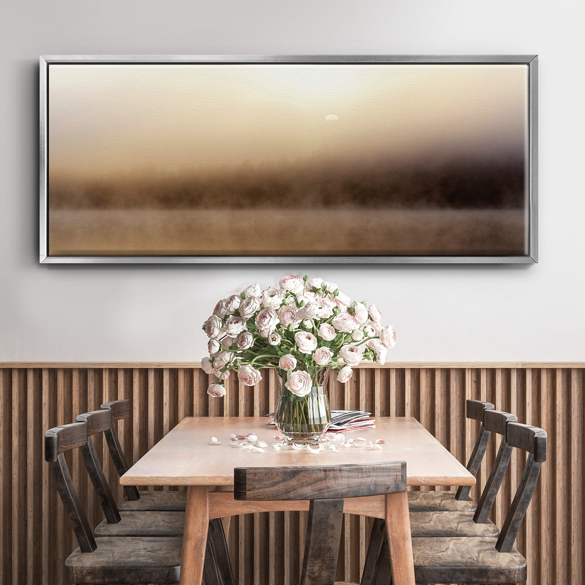 Break of Dawn - Floater Framed Canvas Print