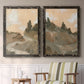 Hillside Walking Path I - Premium Framed Canvas 2 Piece Set - Ready to Hang