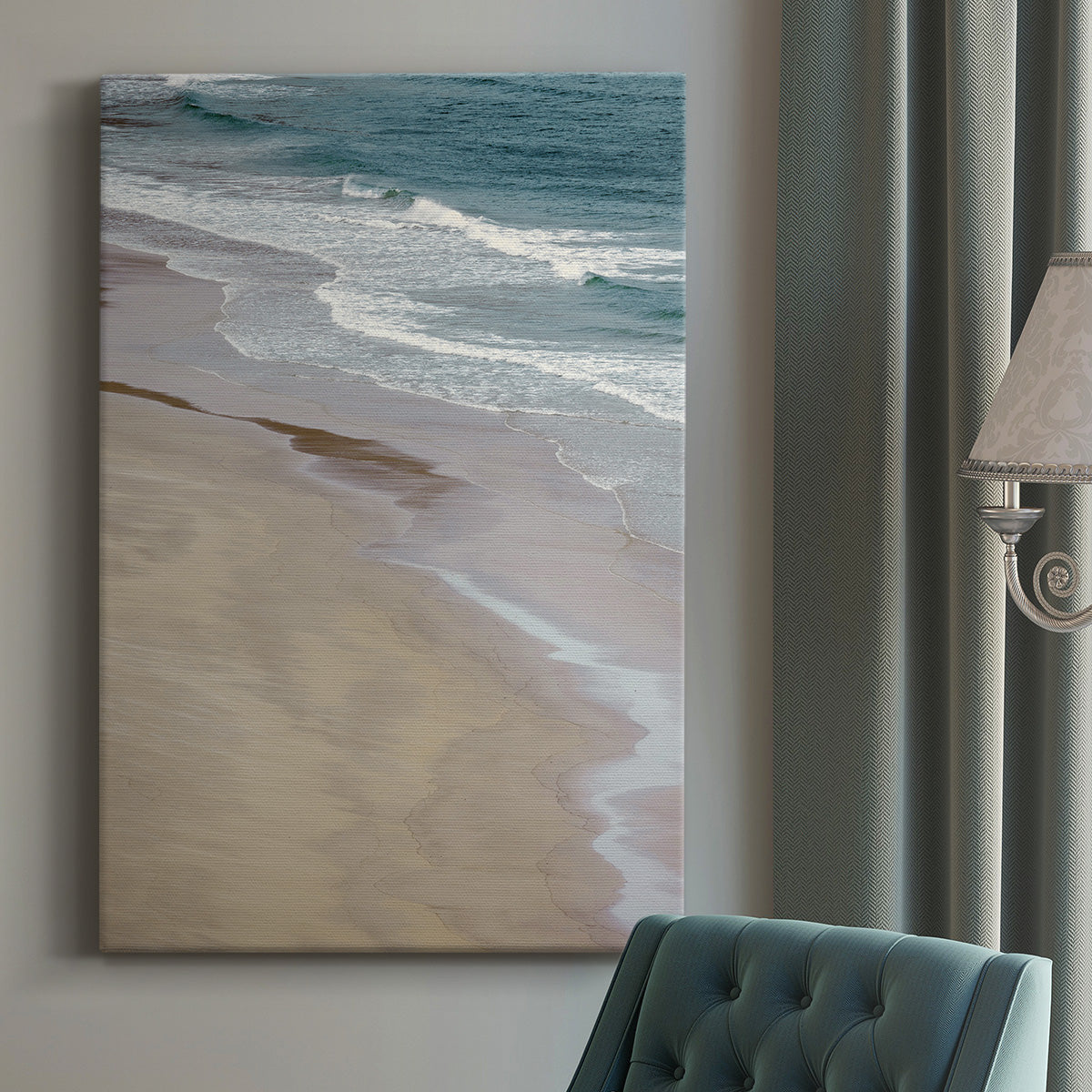 Low Tide Summer Premium Gallery Wrapped Canvas - Ready to Hang