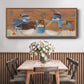 Snowball Bucket - Floater Framed Canvas Print